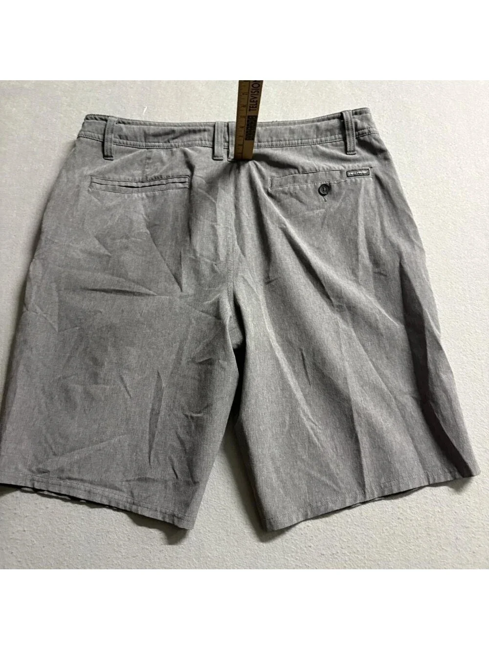 ONeill Hybrid Shorts Mens 34 Gray Hyperdry Boardshorts Walkshorts Stretch